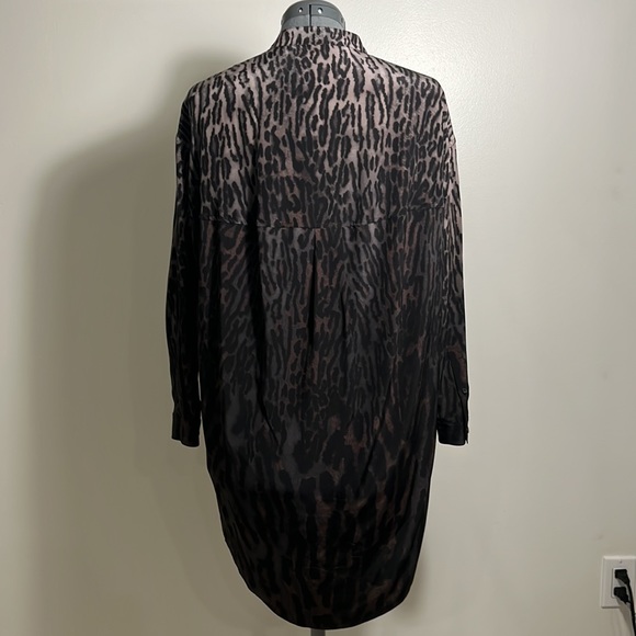 ALL SAINTS Helle Sinai Dress 100% silk - Picture 2 of 4